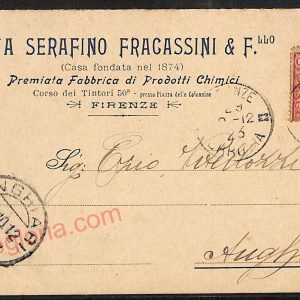ae6526 - CARTOLINA D'EPOCA - Firenze Città - Ditta Serafino Fracassini