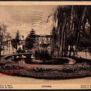 ae4674 - CARTOLINA D'EPOCA - Catania Città - Piazza S. Maria Gesù