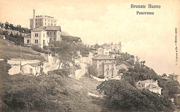 ab6135 - CARTOLINA  D'EPOCA - Como Provincia : BRUNATE