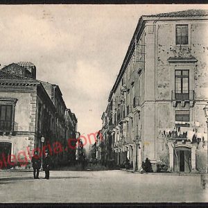 ae4675 - CARTOLINA D'EPOCA - Catania Città - Corso Vittorio Emanuele