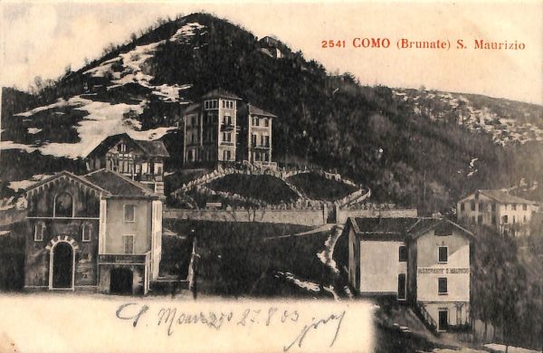 ab6137 - CARTOLINA  D'EPOCA - Como Provincia : BRUNATE