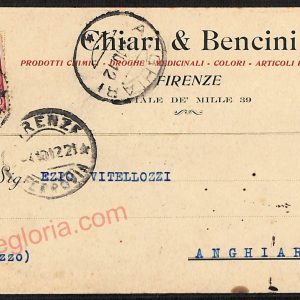 ae6527 - CARTOLINA D'EPOCA - Firenze Città - Chiari Bencini