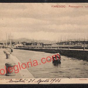 ag6815 - CARTOLINA D'EPOCA - Lucca Provincia - Viareggio  1904