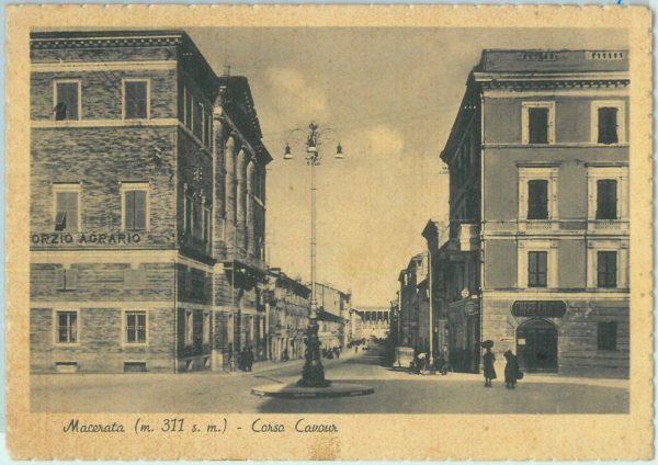 85565 - CARTOLINA d'Epoca: MACERATA città -  CORSO CAVOUR 1949