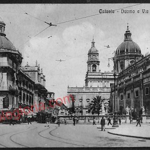 ae4684 - CARTOLINA D'EPOCA - Catania Città - Duomo e Via V. Emanuele