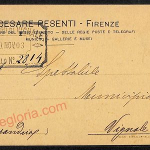 ae6528 - CARTOLINA D'EPOCA - Firenze Città -  Cesare Pesenti