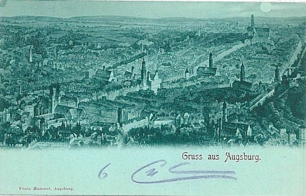 11811 - Ansichtskarten POSTCARD - Deutschland GERMANY - Gruss Aus AUGSBURG 1899