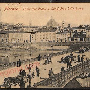 ae6545 - CARTOLINA D'EPOCA - Firenze Città - Ponte alle Grazie  1902
