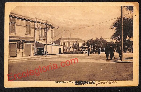 ag8391 - CARTOLINA D'EPOCA - Messina Città - Via Garibaldi