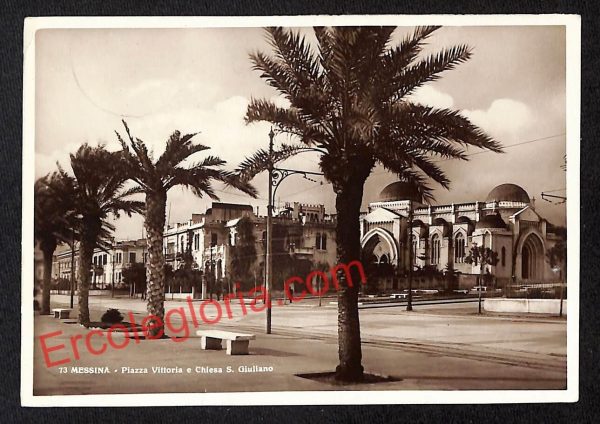 ag8394 - CARTOLINA D'EPOCA - Messina Città - Chiesa San Giuliano