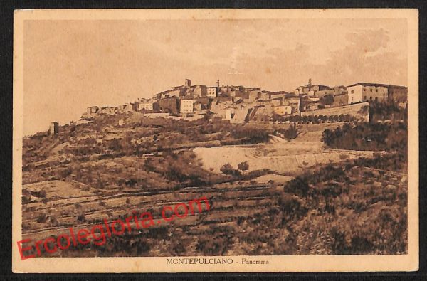 ai5616 - CARTOLINA D' EPOCA - Siena Provincia - Montepulciano