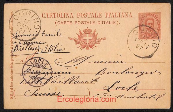 ae1778 - CARTOLINA  D'EPOCA - Biella Città
