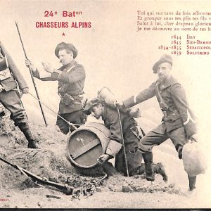 ac6933 - CARTOLINA D'EPOCA - REGGIMENTALI  -  Alpini