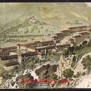 ae1779 - CARTOLINA  D'EPOCA - Biella - Oropa, secondo il progetto in esecuzione