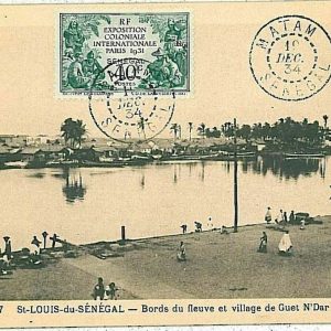 14793 - SENEGAL  AOF - Postal History -   POSTCARD postmarked MATAN  1934