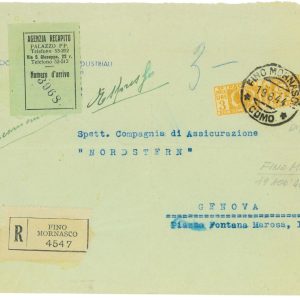 P2472 - ITALIA RSI , 19.8.1944, 3 L PACCHI, USATO COMO F.BLLO ORDINARIO, ISOLATO