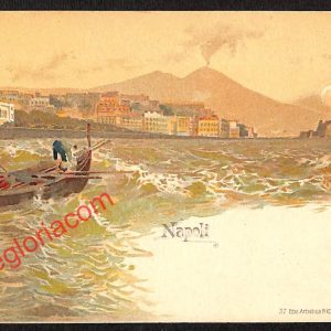 ah3608 - CARTOLINA D'EPOCA - Napoli Città - Napoli dal mare