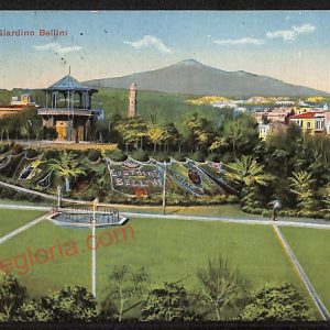 ae4746 - CARTOLINA D'EPOCA - Catania Città - Giardino Bellini  1917
