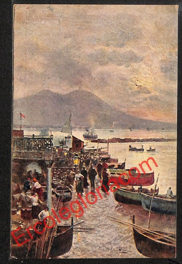ah3609 - CARTOLINA D'EPOCA - Napoli Città - San Lucia Nuova