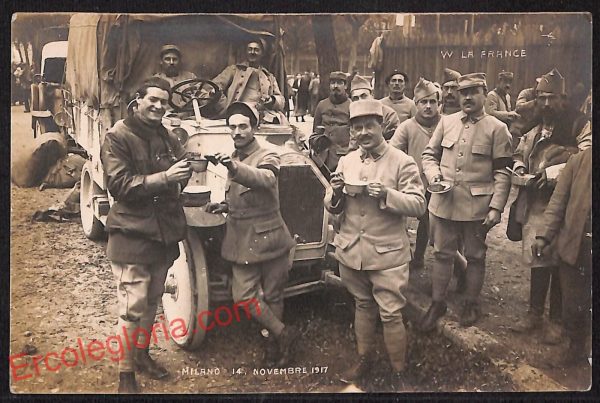 ag9125 - CARTOLINA D'EPOCA - Milano Città - Truppe Francesi