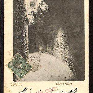ae4750 - CARTOLINA D'EPOCA - Catania Città - Teatro Greco