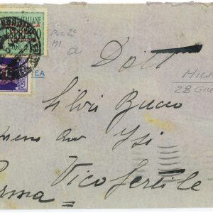 P2477 - 28.6.1944 LETTERA PER ESPRESSO DA MILANO A VICOFERTILE (PR)