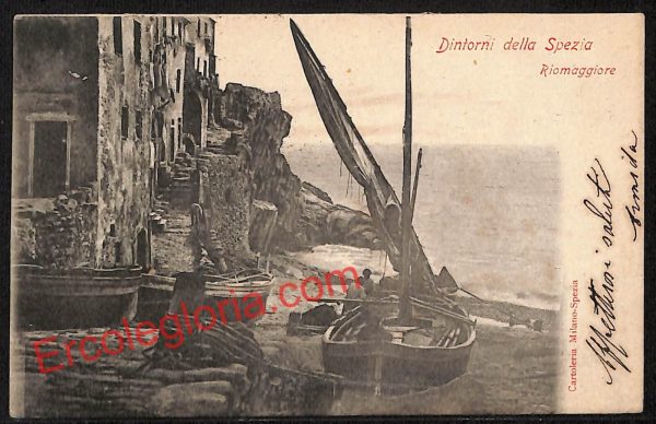 ag5666 - CARTOLINA D'EPOCA - La Spezia Provincia - Riomaggiore