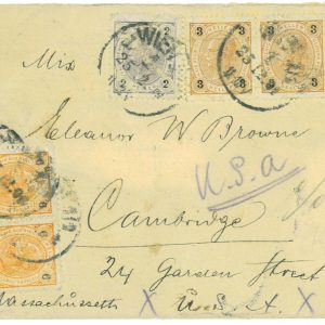P3910 - AUSTRIA 1902, 25.12, INCREDIBLE PIECE ,WITH 17 STAMPS ,