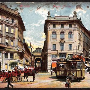 ag9139 - CARTOLINA D'EPOCA - Milano Città - Piazza Elittica
