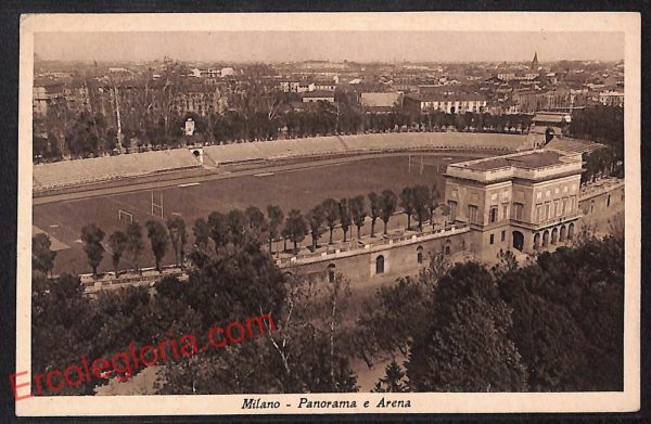 ag9140 - CARTOLINA D'EPOCA - Milano Città - Stadio di Rugby