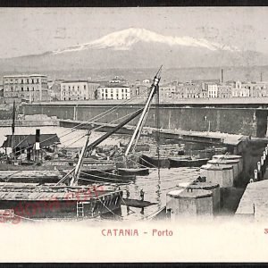 ae4762 - CARTOLINA D'EPOCA - Catania Città - Il Porto