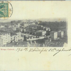 85544  - CARTOLINA d'Epoca: MACERATA città -  BORGO CAIROLI 1902