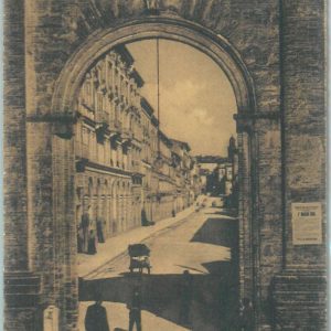 85545 - CARTOLINA d'Epoca: MACERATA città -  PORTONE PIO  1917