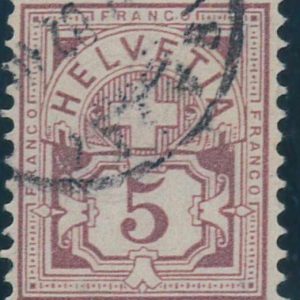 P3289 D - SWITZERLAND 1882, CAT,NR. 54 USED