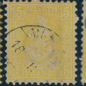 P3289 G - SWITZERLAND 1867-78, CAT,NR. 39 USED