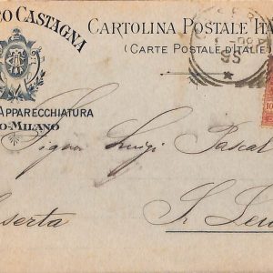 ab6087  - CARTOLINA  D'EPOCA - Como Città : L. CASTAGNA 1898