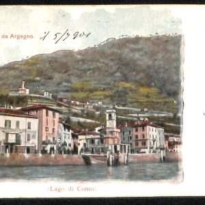 ab6113 - CARTOLINA  D'EPOCA - Como Provincia : ARGEGNO 1901