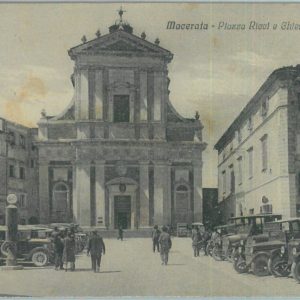 85555  - CARTOLINA d'Epoca: MACERATA città - PIAZZA RICCI 1929 - Bella!