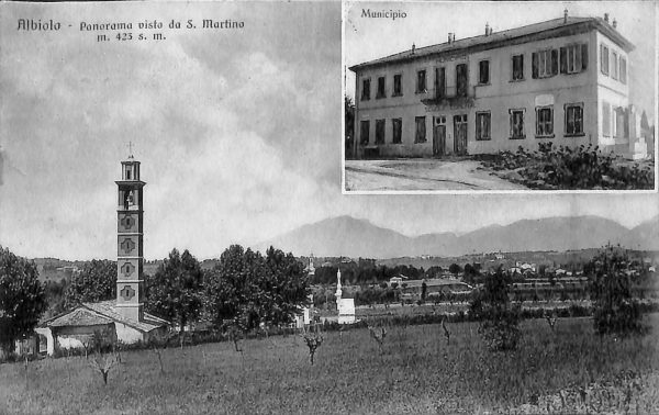 ab6115 - CARTOLINA  D'EPOCA - Como Provincia : ALBIOLO 1924