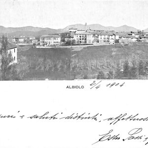 ab6116 - CARTOLINA  D'EPOCA - Como Provincia : ALBIOLO 1904