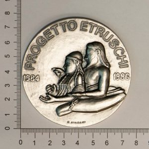 NA0301 - Italia Medaglia Archeoclub Sede Di Firenze Ag925 Solo 100 Pezzi Coniati
