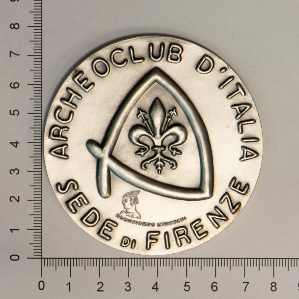NA0301 - Italia Medaglia Archeoclub Sede Di Firenze Ag925 Solo 100 Pezzi Coniati - immagine 2