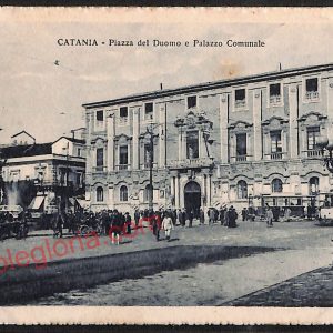 ae4692 - CARTOLINA D'EPOCA - Catania Città - Piazza del Duomo  1919