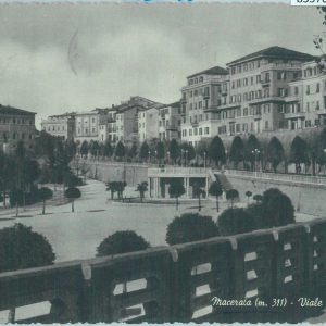 85570 - CARTOLINA d'Epoca: MACERATA città -  VIALE  PUCCINOTTI  1952