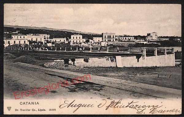 ae4694 - CARTOLINA D'EPOCA - Catania Città - Panorama