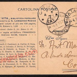 ae4697 - CARTOLINA D'EPOCA - Catania Città