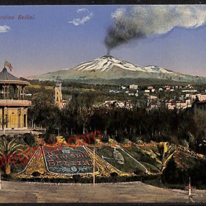 ae4698 - CARTOLINA D'EPOCA - Catania Città - Giardino Bellini