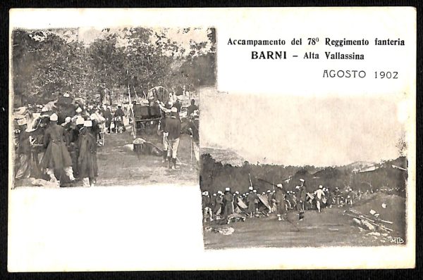 ab6152 - CARTOLINA  D'EPOCA - Como Provincia : BARNI