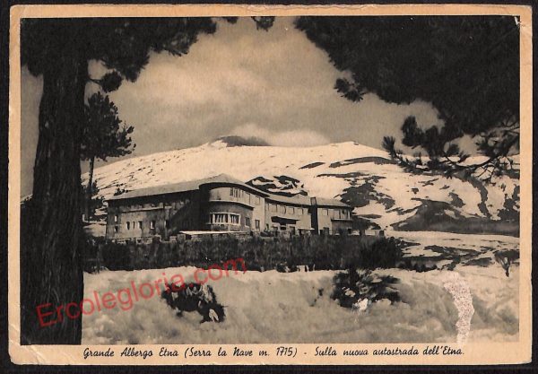 ae4706 - CARTOLINA D'EPOCA - Catania Città - Grande Albergo Etna  1938