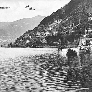 ab6159 - CARTOLINA  D'EPOCA - Como Provincia : BORGO S. AGOSTINO 1915